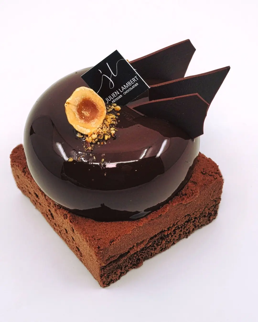 Le Choc, création au chocolat noir